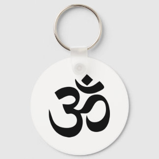 Om Symbol Keychain Schlüsselanhänger
