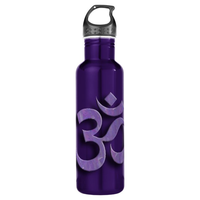 OM-Symbol-kundenspezifische Wasser-Flasche Edelstahlflasche (Vorderseite)