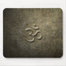 OM Symbol Mandala Bronze Metaleffekt 1 MP