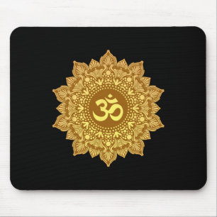 Om Symbol Mandala Heilige Geometrie Zen Yoga Medit Mousepad