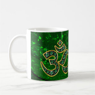 Om Symbol mit "Emerald Stones Cup" Kaffeetasse