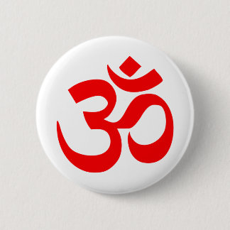 OM-Symbol-mystischer Ton im Hindu und im Button