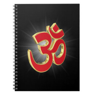 Om-Symbol Notizblock