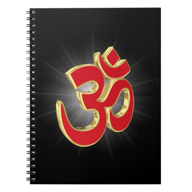 Om-Symbol Notizblock (Vorderseite)