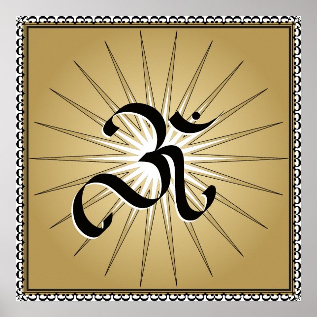OM-Symbol - Plakat (Vorne)