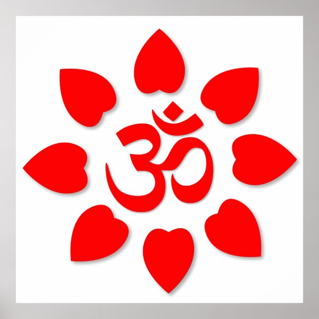 Om-Symbol Poster (Vorne)