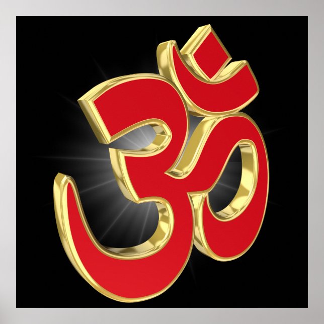 Om-Symbol Poster (Vorne)