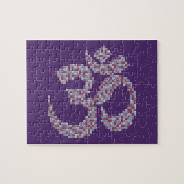 OM-Symbol-Puzzlespiel (Horizontal)