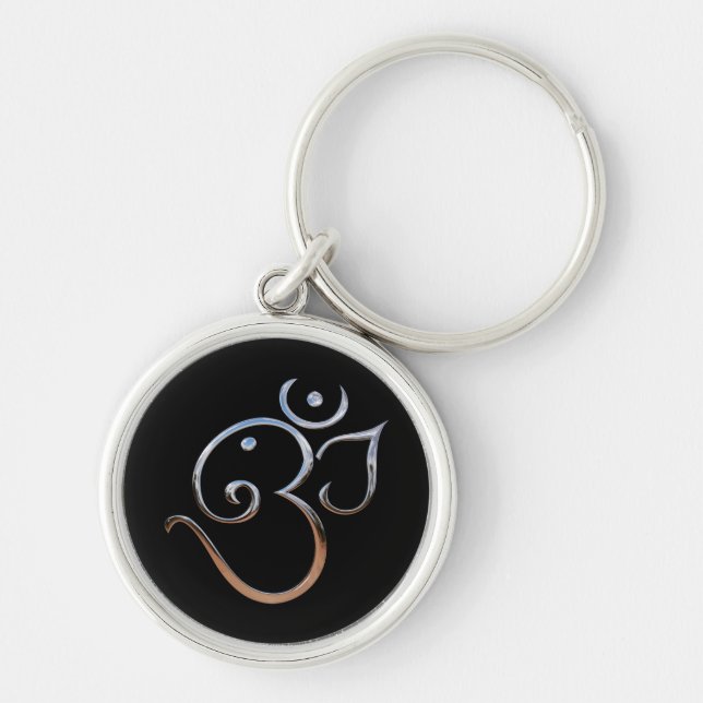 Om Symbol Schlüsselanhänger (Vorne)