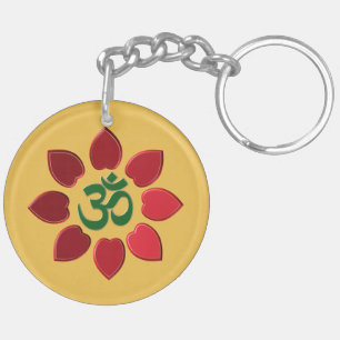 Om-Symbol Schlüsselanhänger