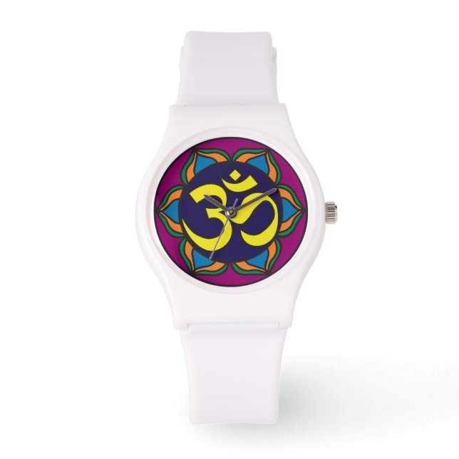 OM-Symbolüberwachung Armbanduhr (Vorderseite)