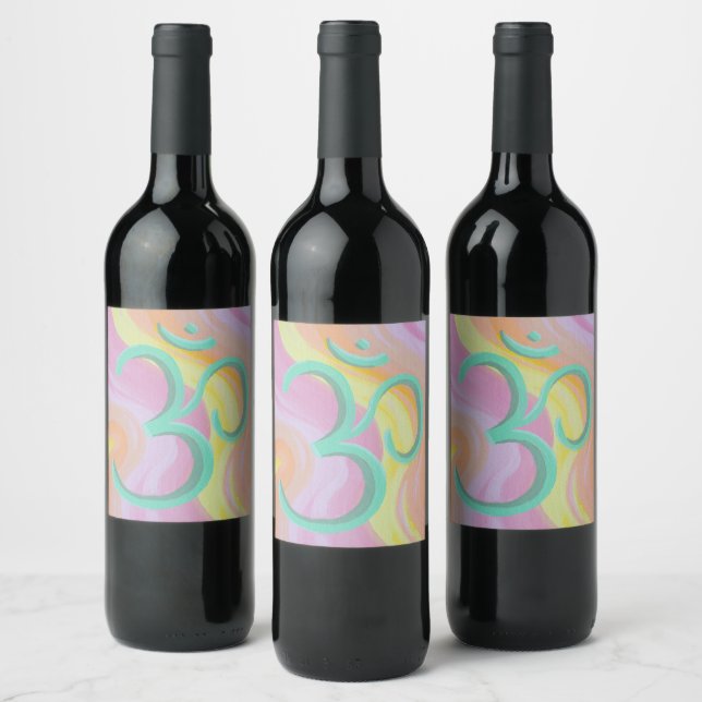 Om Wine Label Weinetikett (Flaschen)