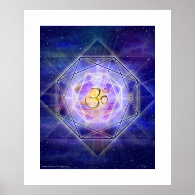 Om Yantra Poster (Vorne)
