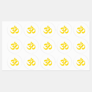 Om Yellow Stickers Etiketten