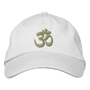 OM Yoga Chakra Kaki Green oder anpassen Stickerei Bestickte Baseballkappe