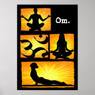 Om Yoga Medical Poster