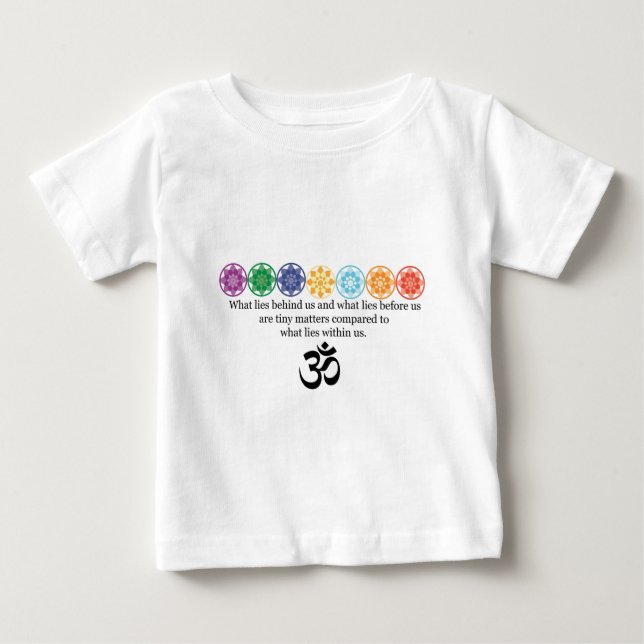 OM-Yoga-T-Shirt Baby T-shirt (Vorderseite)