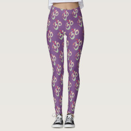 Om-Zeichen, Meditation angepasste Leggings