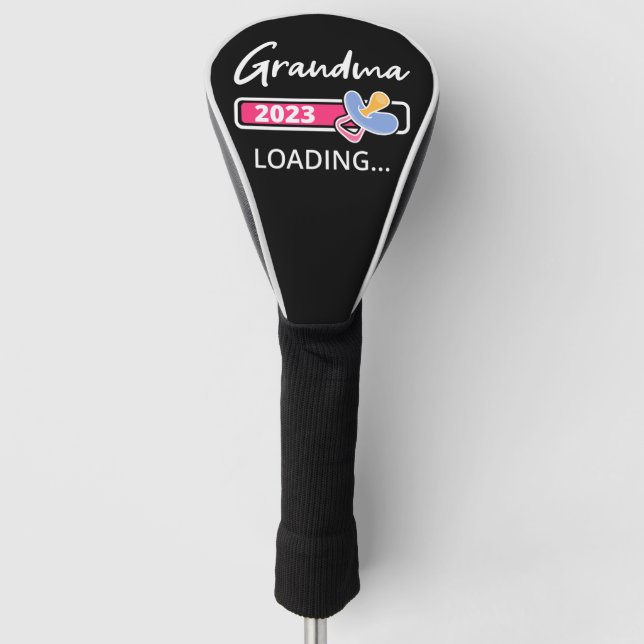 Oma 2023 Ladung I - für Großmutter befördert Golf Headcover (Vorderseite)
