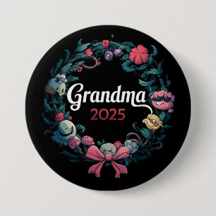 Oma 2025 als Geschenk für neue Großmutter Button