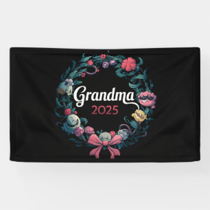 Oma 2025 Geschenk für neue Oma Banner