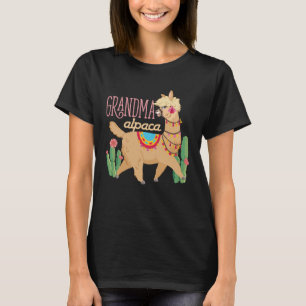 Oma Alpaca Niedlich Großmutter Alpaca Lover T-Shirt