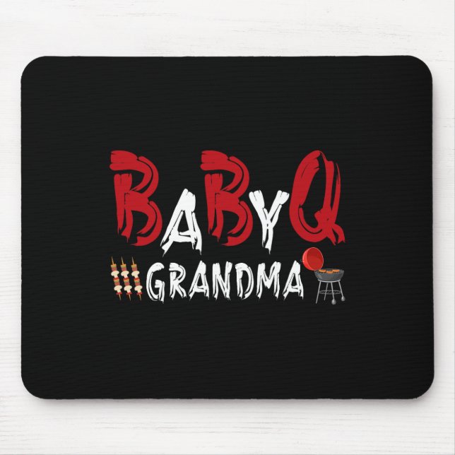 Oma Baby Grillen Mousepad (Vorne)