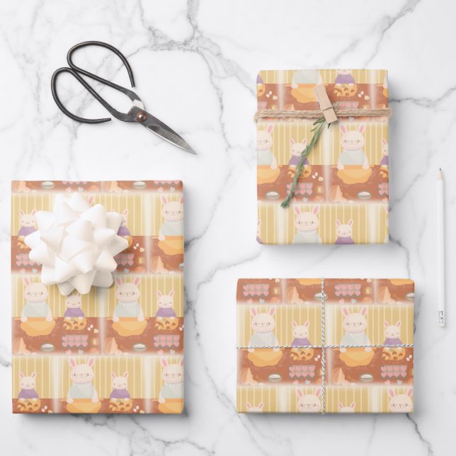 Oma backt Kekse Geschenkpapier Set (Vorderseite)