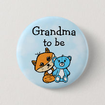 Oma be Little Fox and Teddy Bear Baby Shower
