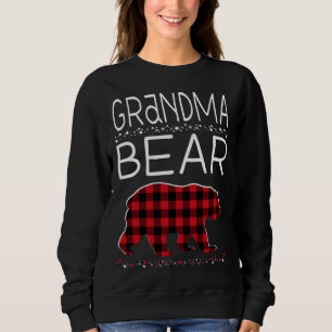 Oma Bear Christmas Pajamas Matching Family Pla Sweatshirt