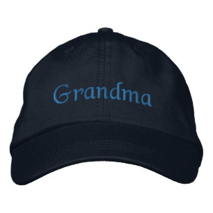 Oma bestickte Baseballkappe / Hat Blue