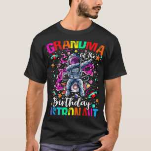 Oma Birthday Astronauten Junge farbenfrohe Raumfah T-Shirt
