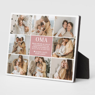 Oma-Brief individuell personalisiert Fotoplatte