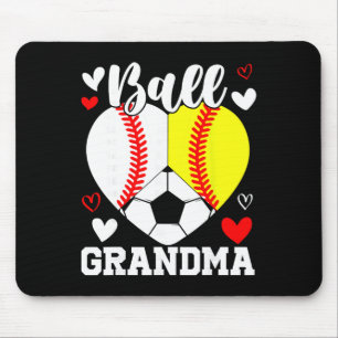 Oma Byll Lustige Bysebyll Softbyll Fußball Mousepad