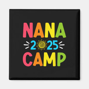 Oma-Camp 2025 Familienurlaub Sommer-Camping-Crew Magnet