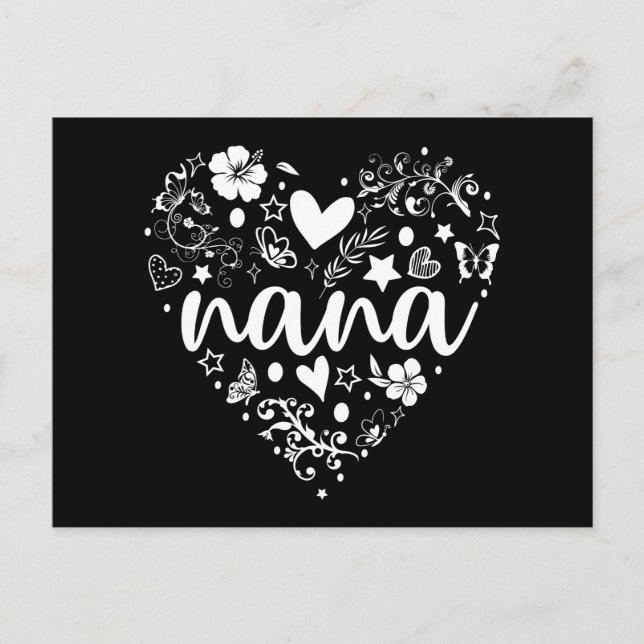 Oma Card, Niedliche Nana Card, Muttertag Postkarte (Vorderseite)