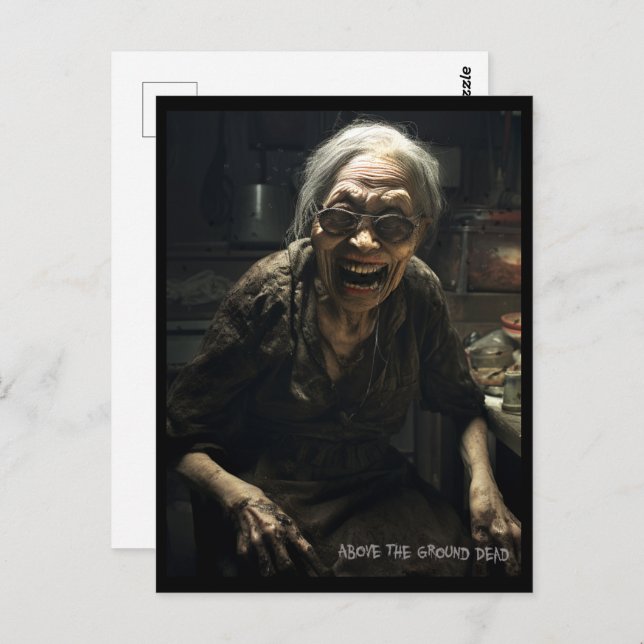 Oma Celia Postkarte (Vorne/Hinten)