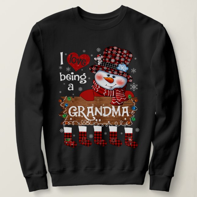 Oma Christmas Sweatshirt (Design vorne)