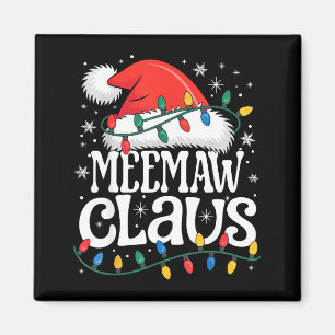 Oma Claus Lustiges Weihnachten Großmutter Ferien Magnet