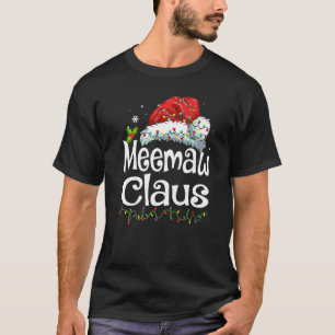 Oma Claus Weihnachtsmannmütze Weihnachten Pyjama F T-Shirt