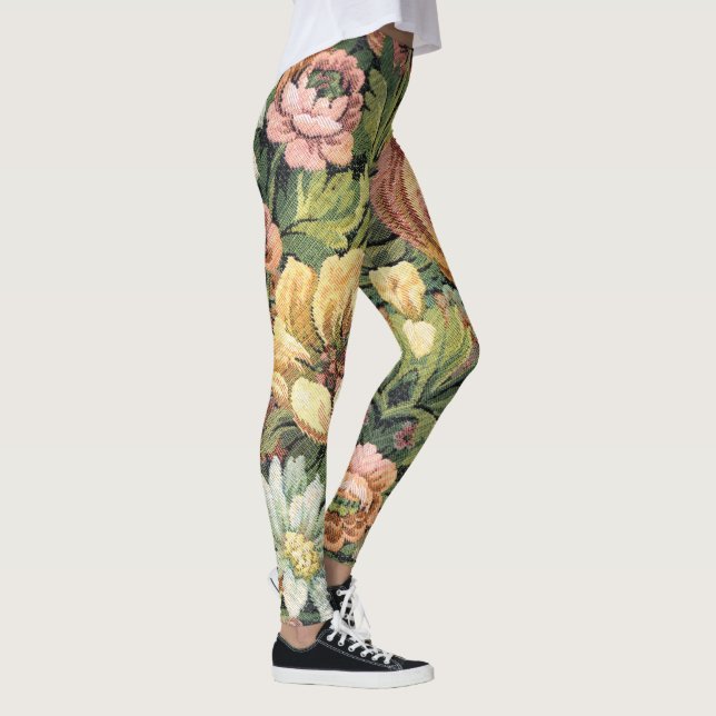 Oma-Couch-Muster 2 Leggings (Rechts)