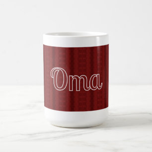 Oma Deep Red Kaffeetasse