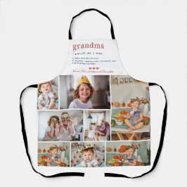 Oma Definition | 8 FOTO PERSONALISIERT Schürze