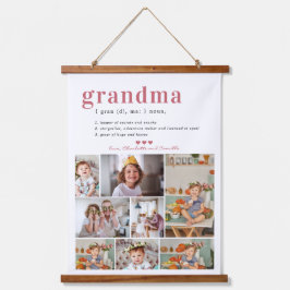 Oma Definition | 8 FOTO PERSONALISIERT Wandteppich Mit Holzrahmen