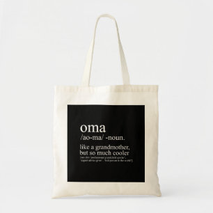 Oma Definition Funny Oma Frauen Muttertag Ch Tragetasche