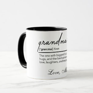 Oma Definition Mutter Tag Oma Geburtstag Tasse