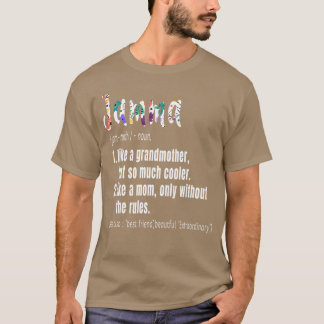 Oma Definition Muttertag Geburtstagsgeschenk Großm T-Shirt