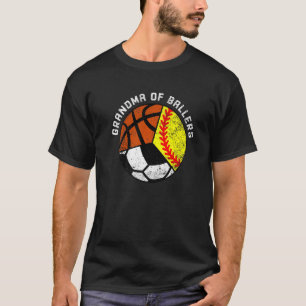 Oma der Baller Softball Fußball Basketball Gra T-Shirt