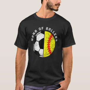 Oma der Ballspieler Fußball Softball Oma T-Shirt