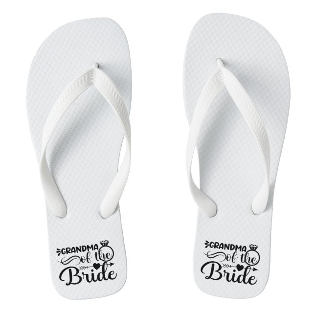 Oma der Braut Flip Flops (Fußbett)